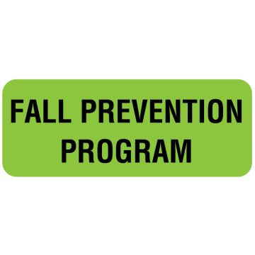 Fall Prevention Label, 2-1/4" x 7/8"