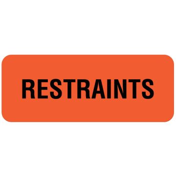 Restraint Renewal Label, 2-1/4" x 7/8"