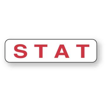 STAT Label, 1-1/4" x 5/16"