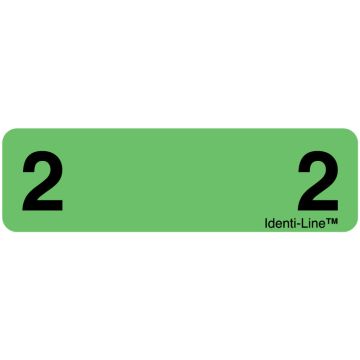 Identi-Line Label, 3" x 7/8"