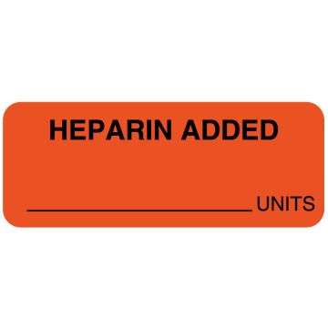 I.V. Medication Additive Labels, 2-1/4" x 7/8"