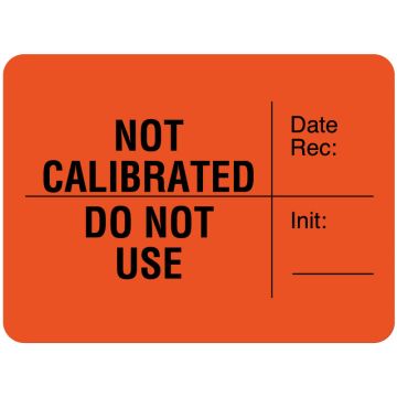 Calibration Label, 1-3/4" x 1-3/4"