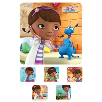 DOC MCSTUFFINS, Kids' Sticker, 2-1/2" x 2-1/2"