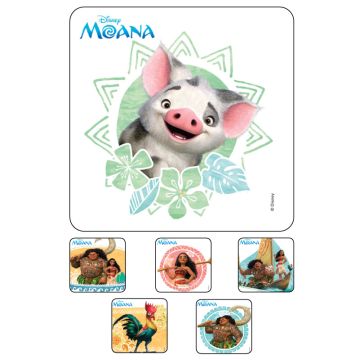 MOANA,  Kids' Sticker, 2-1/2" x 2-1/2"