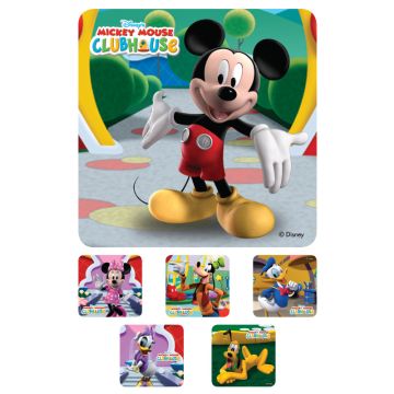 Mickey Mouse Clubhouse, Kids' Sticker, 2-1/2" x 2-1/2"
