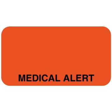 Medical Alert Label, 1-5/8" x 7/8"