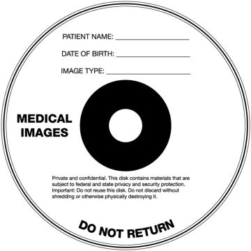 Imaging CD/DVD Label, 4-1/2" x 4-1/2"
