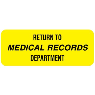 Department Aid Labels, 2-1/4" x 7/8"