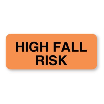 Fall Risk Label, 1-1/4" x 5/16"