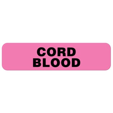 Cord Blood Label, 1-1/4" x 5/16"