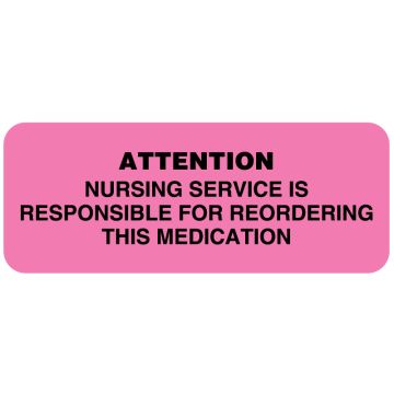 Nursing Communication Label, 2-1/4" x 7/8"