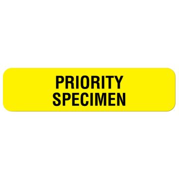 Specimen Label, 1-1/4" x 5/16"