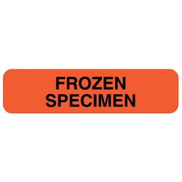 Specimen Label, 1-1/4" x 5/16"