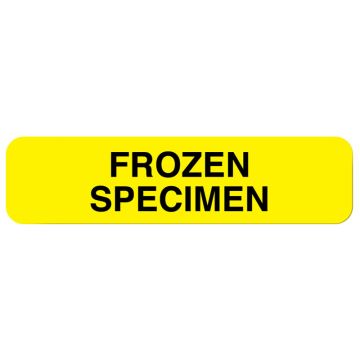 Specimen Label, 1-1/4" x 5/16"