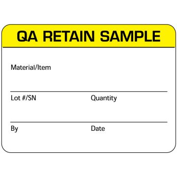 Quality Control Label, 2-3/8" x 1-3/4"
