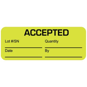 Quality Control Label, 2-1/4" x 7/8"