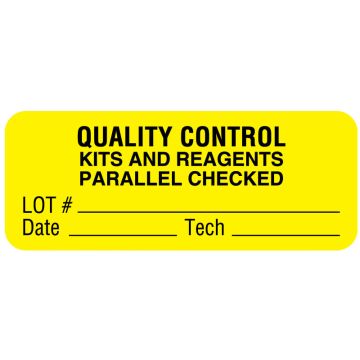 Quality Control Label, 2-1/4" x 7/8"