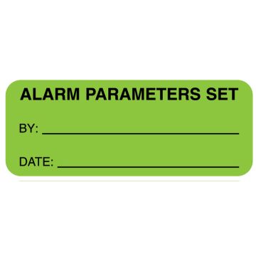 Alarm Parameters Set, 2-1/4" x 7/8"