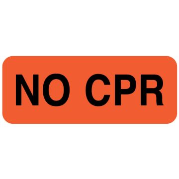 No CPR, 2-1/4" x 7/8"