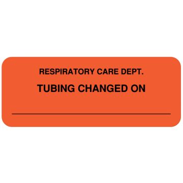 Respiratory Care Label, 2-1/4" x 7/8"