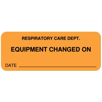 Respiratory Care Label, 2-1/4" x 7/8"