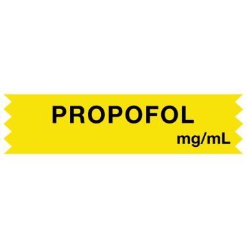 Anesthesia Tape, Propofol mg/mL, 1" x 1/2"