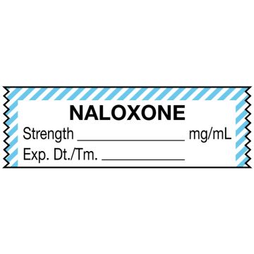 Anesthesia Tape, Naloxone mg/mL, 1-1/2" x 1/2"