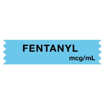 Anesthesia Tape, Fentanyl mcg/mL, 1" x 1/2"
