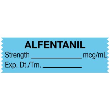 Anesthesia Tape, Alfentanyl mcg/mL, 1-1/2" x 1/2"