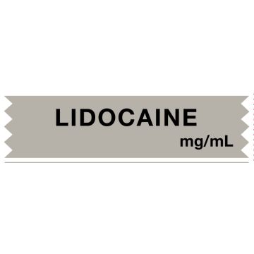 Anesthesia Tape, Lidocaine mg/mL, 1" x 1/2"