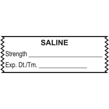 Anesthesia Tape, Saline, 500" x 1/2"