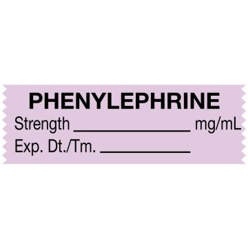 Anesthesia Tape, Phenylephrine mg/mL, 500" x 1/2"