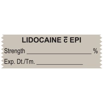 Anesthesia Tape, Lidocaine w/EPI, 1-1/2" x 1/2"