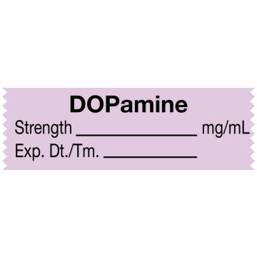 Anesthesia Tape, DOPamine mg/mL, 1-1/2" x 1/2"