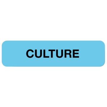 Culture Label, 1-1/4" x 5/16"
