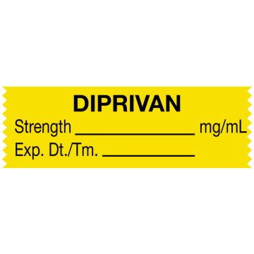 Anesthesia Tape, Diprivan mg/mL, 1-1/2" x 1/2"