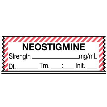 Anesthesia Tape, NEOSTIGMINE mg/mL, DTI 1-1/2" x 1/2"