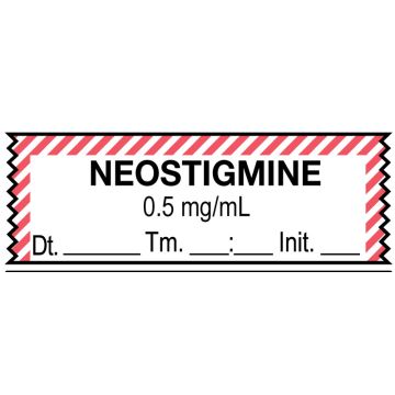 Anesthesia Tape, NEOSTIGMINE 0.5 mg/mL DTI 1-1/2" x 1/2"