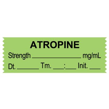 Anesthesia Tape, ATROPINE mg/mL DTI 1-1/2" x 1/2"
