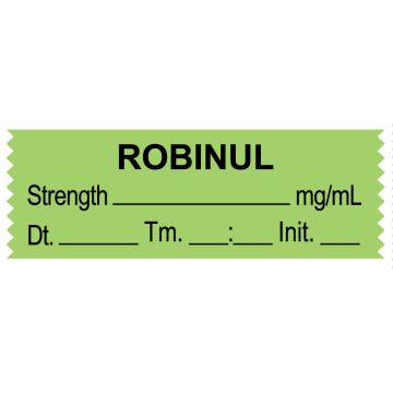 Anesthesia Tape, ROBINUL mg/mL, DTI 1-1/2" x 1/2"