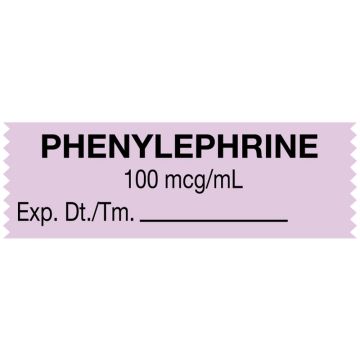 Anesthesia Tape, Phenylephrine 100 mcg/mL, 1-1/2" x 1/2"