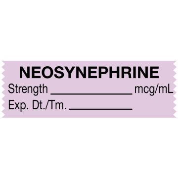 Anesthesia Tape, Neosynephrine mcg/mL, 1-1/2" x 1/2"