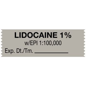 Anesthesia Tape, Lidocaine 1% W EPI, 1-1/2" x 1/2"