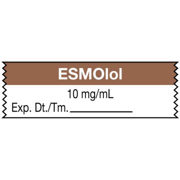 Anesthesia Tape, Esmolol 10 mg/mL, 1-1/2" x 1/2"