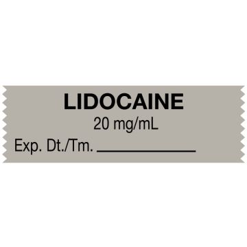 Anesthesia Tape, Lidocaine 20 mg/mL, 1-1/2" x 1/2"