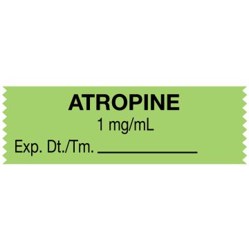 Anesthesia Tape, Atropine mg/mL, 1-1/2" x 1/2"