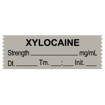 Anesthesia Tape, XYLOCAINE mg/mL, DTI 1-1/2" x 1/2"