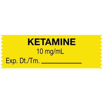 Anesthesia Tape, Ketamine 10 mg/mL, 1-1/2" x 1/2"