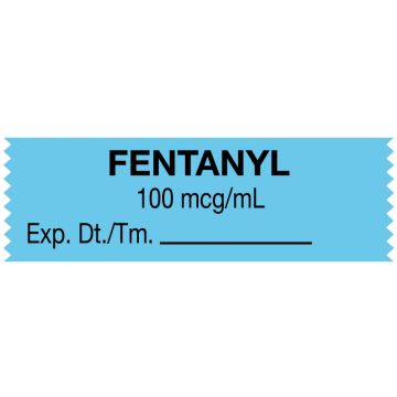 Anesthesia Tape, Fentanyl 100 mcg/mL,  1-1/2" x 1/2"