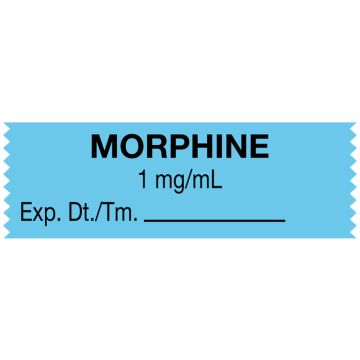 Anesthesia Tape, Morphine 1 mg/mL, 1-1/2" x 1/2"